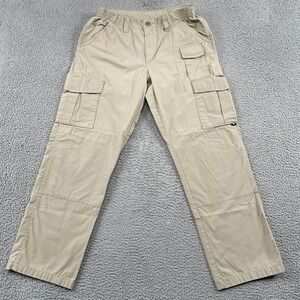 Genuine Gear Cargo Pants Mens 33/32 Tan Tactical Ripstop Multi Pocket Workwear